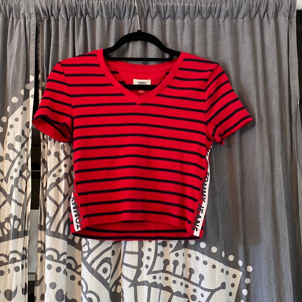 Stripped Crop Top